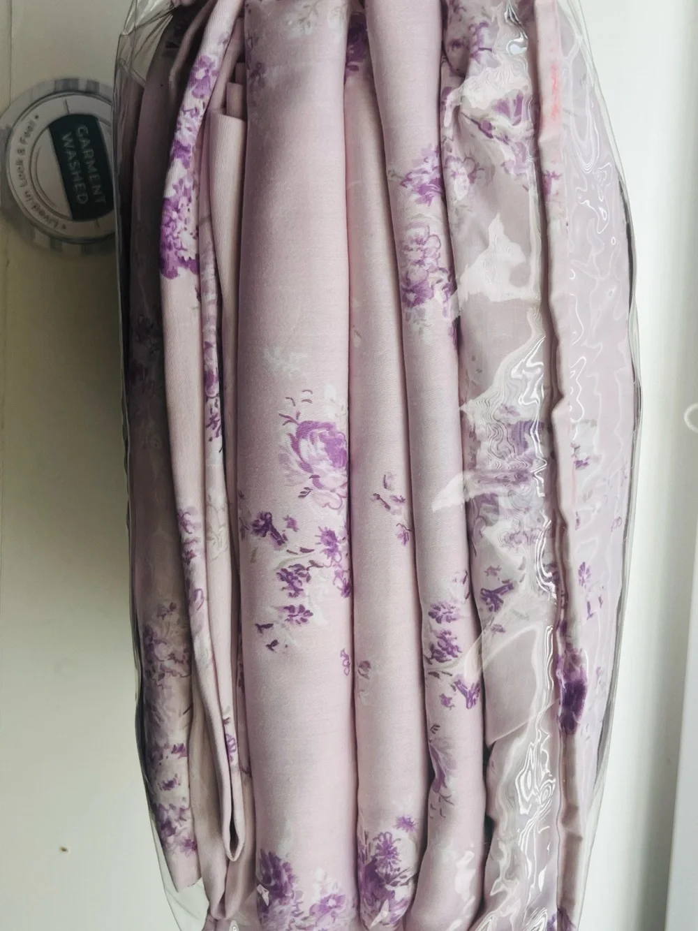 NWT❤️The Farmhouse by Rachel Ashwell Garment Wash 100% Cotton King Sheet 4pcsSet